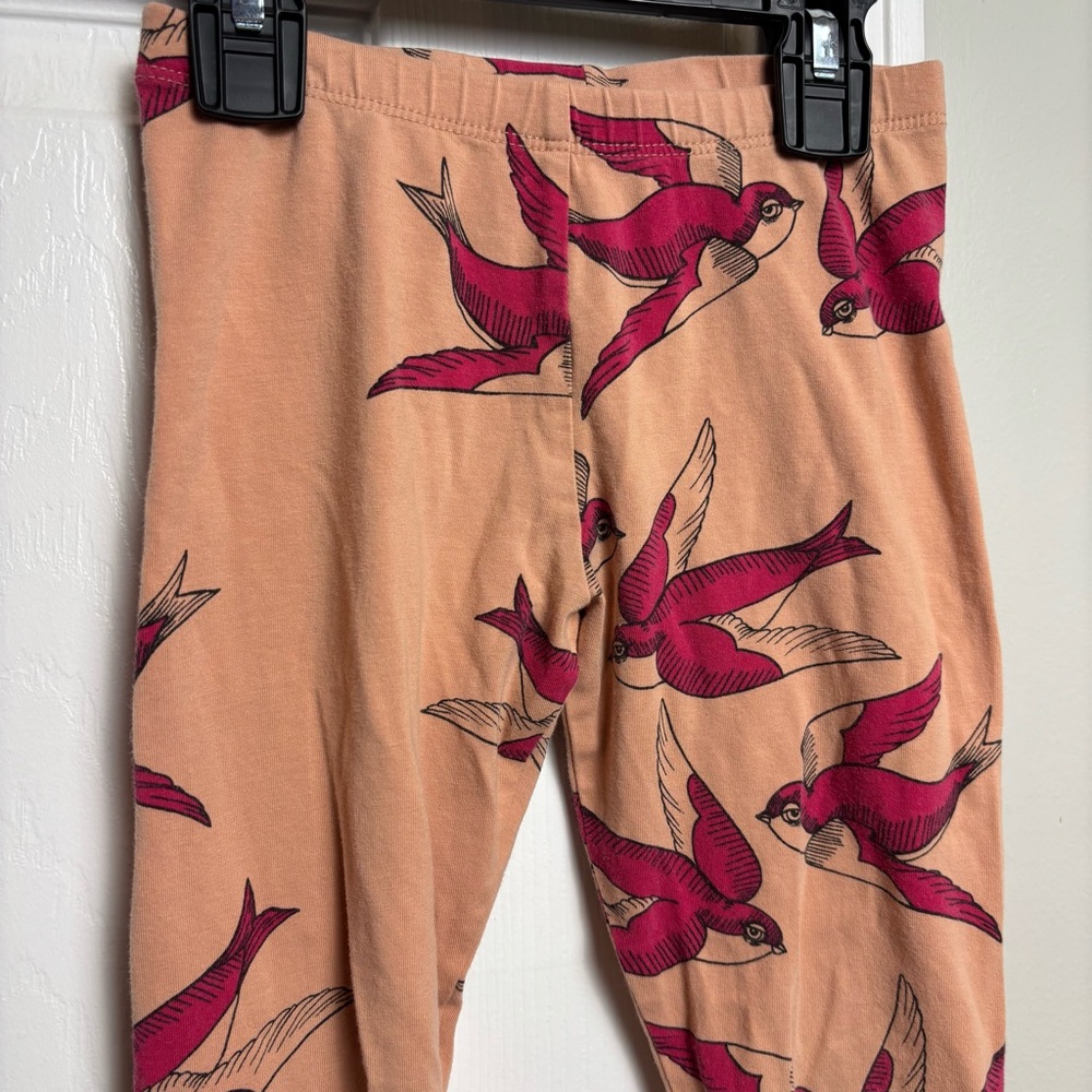 MINI RODINI Organic Swallows leggings 104/110 size 4/5